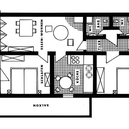 شقة Ganze In Mit Moebliertem Balkon By Interhome *